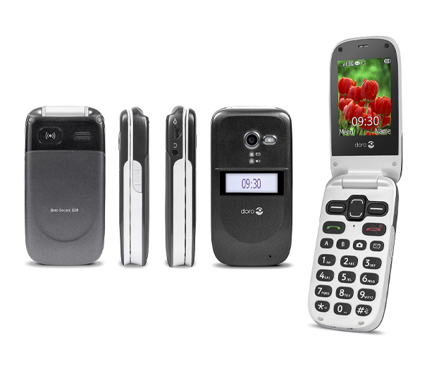 Téléphone portable pour senior / malentendant avec grand écran et