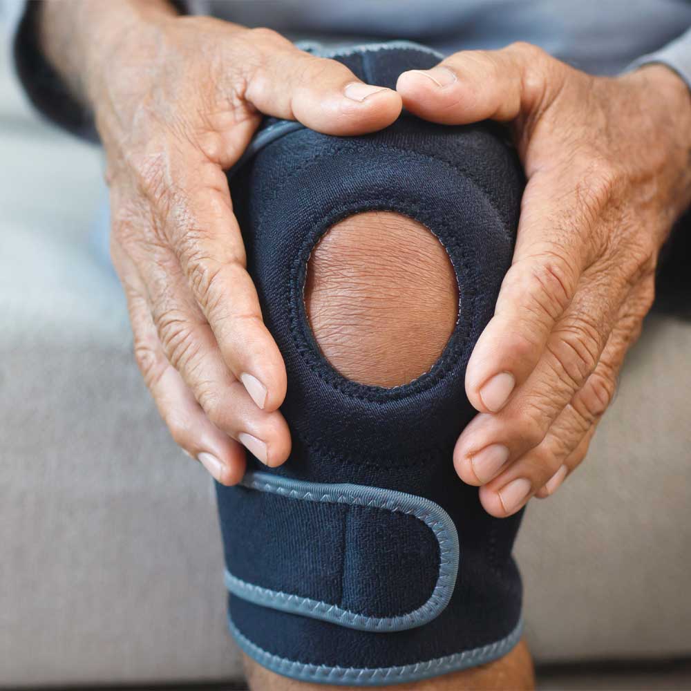 Une genouillère pour soulager la chondropathie